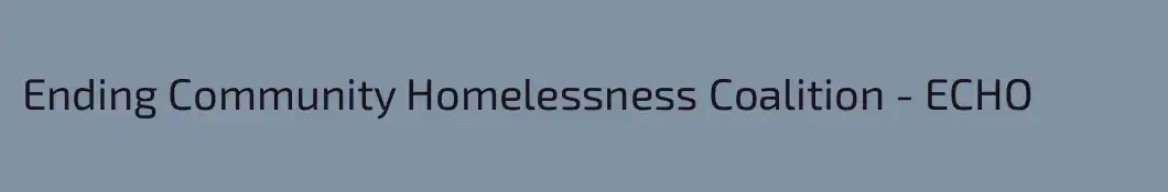 Ending Community Homelessness Coalition - ECHO